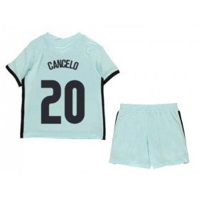 Portugal Joao Cancelo 20 Barn Bortedraktsett Euro 2020 Kortermet (+ Korte bukser)